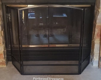 Fireplace Screens, Vintage Fireplace Screen