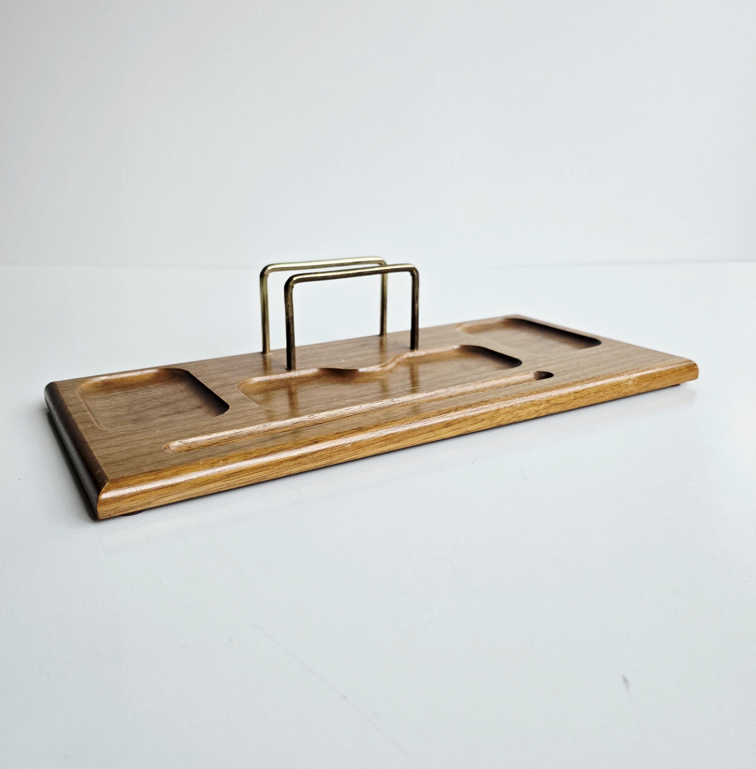 Vintage Men's Valet: Wood Dresser Top Organizer - Etsy