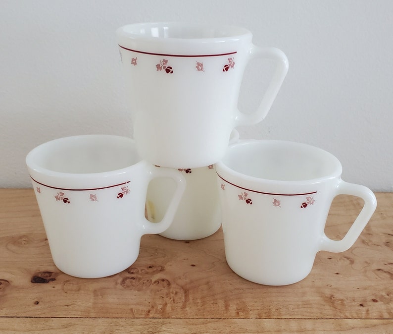 Vintage Corelle Dinnerware Corelle Sets Red and White Etsy