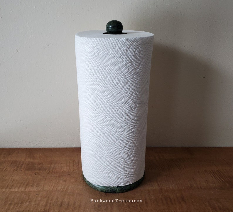 Vintage Paper Towel Holder Countertop Marble Paper Towel Rack Etsy