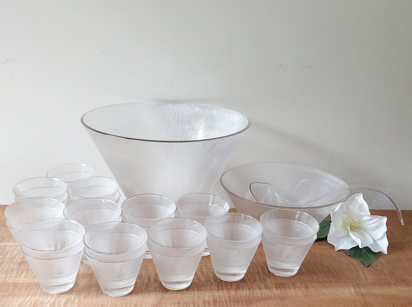 Vintage Wedding Punch Bowl Set for 24 Etsy