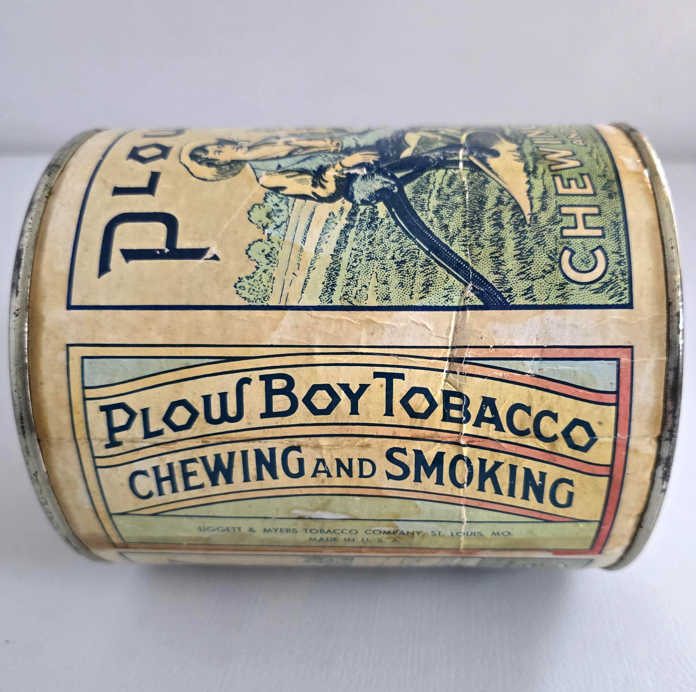 Plow Boy Tobacco Tin Can