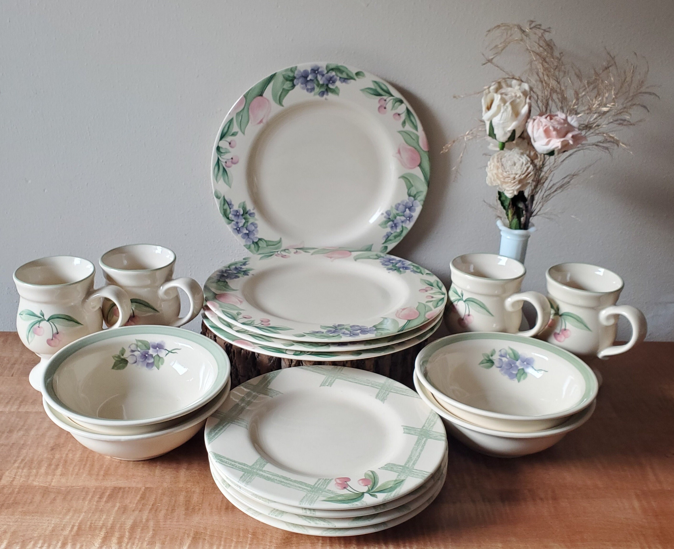 Garden Party Dinnerware, Serveware, Drinkware - Pfaltzgraff