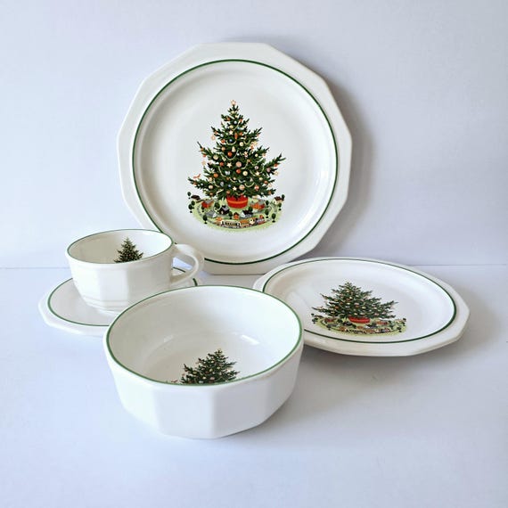工芸品 100th anniversary of Christmas plate Sakura Debbie Mumm's The Word 12 Days Christmas Third 4
