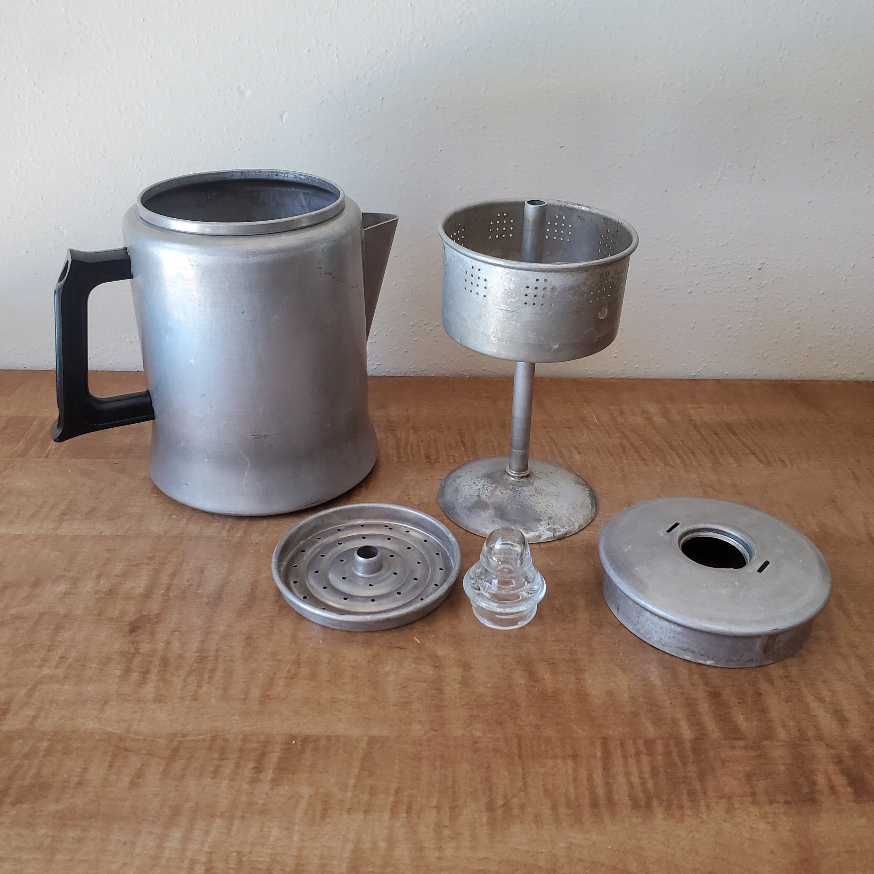Vintage Stovetop Percolator Aluminum Coffee Maker for Vintage Stovetop Percolator Aluminum Coffee Maker for