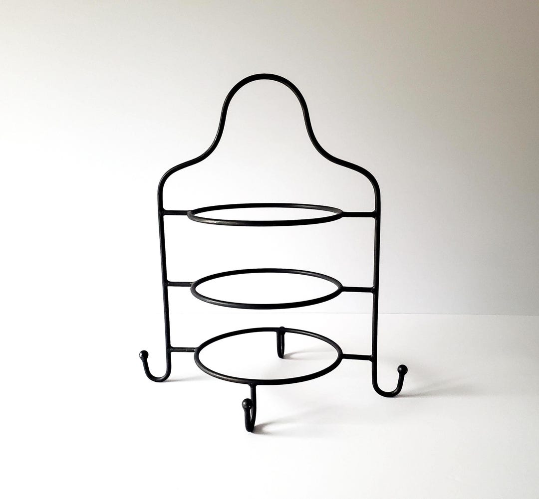 Vintage Plate Stand: 3 Tier Pie Rack - Etsy