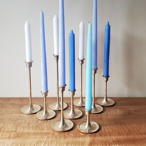 Assorted Brass Single Candlesticks - Loungeworks