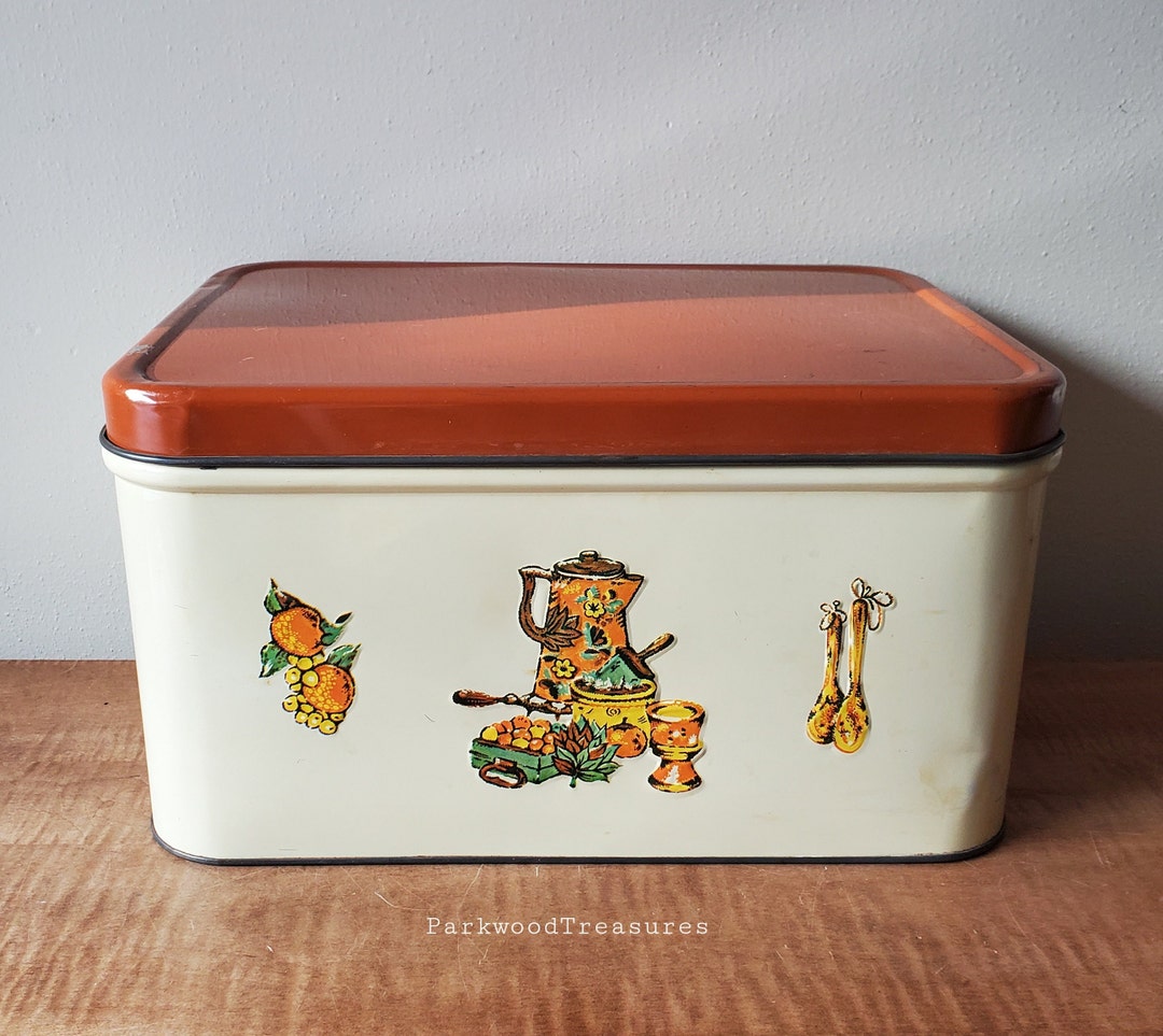 Vintage Bread Box, Metal Cheinco Bread Box, Breadbox Etsy