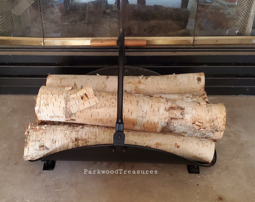 Vintage Metal Firewood Rack Firewood Carrier Wood Rack Etsy