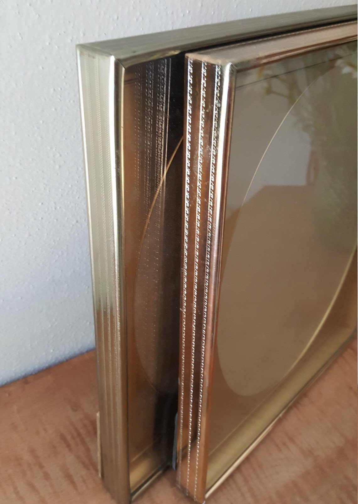 Vintage 8x10 Shadow Box Gold Metal Frame Price is per Frame Etsy