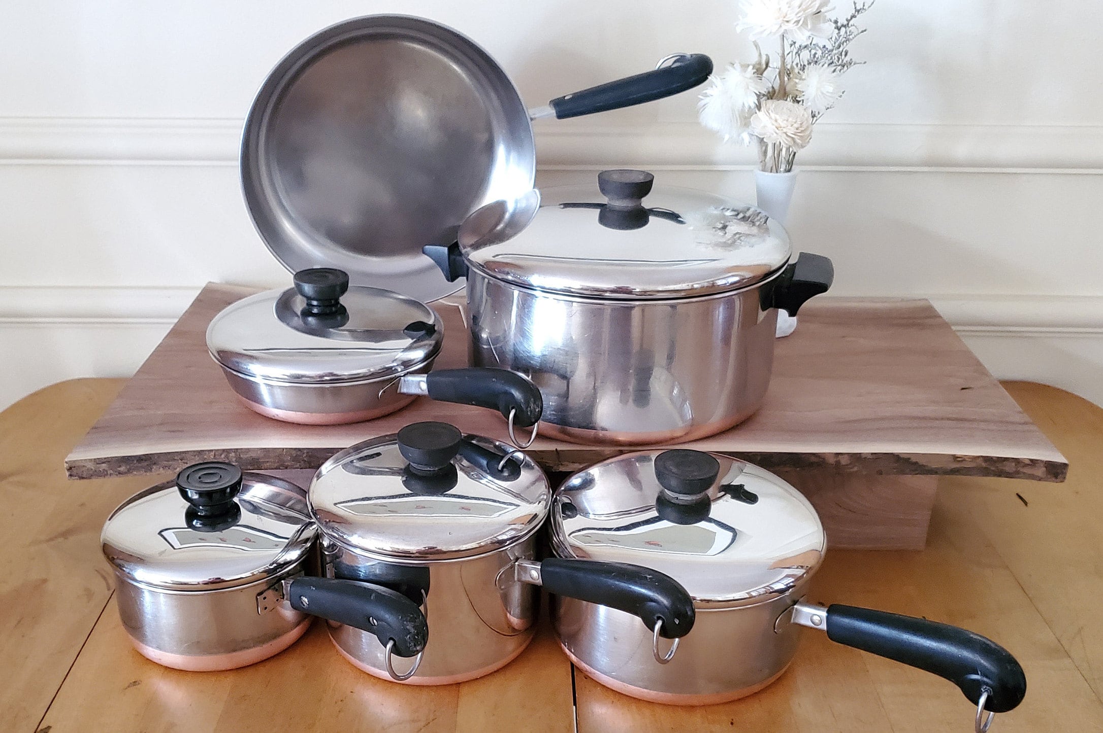 Vintage Revere Ware Copper Bottom Pots & Pans Revere Ware - Etsy Israel