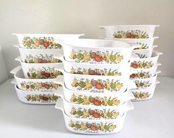 Vintage Corning Ware Spice of Life Casserole  USA Made   Choice (No Lid)