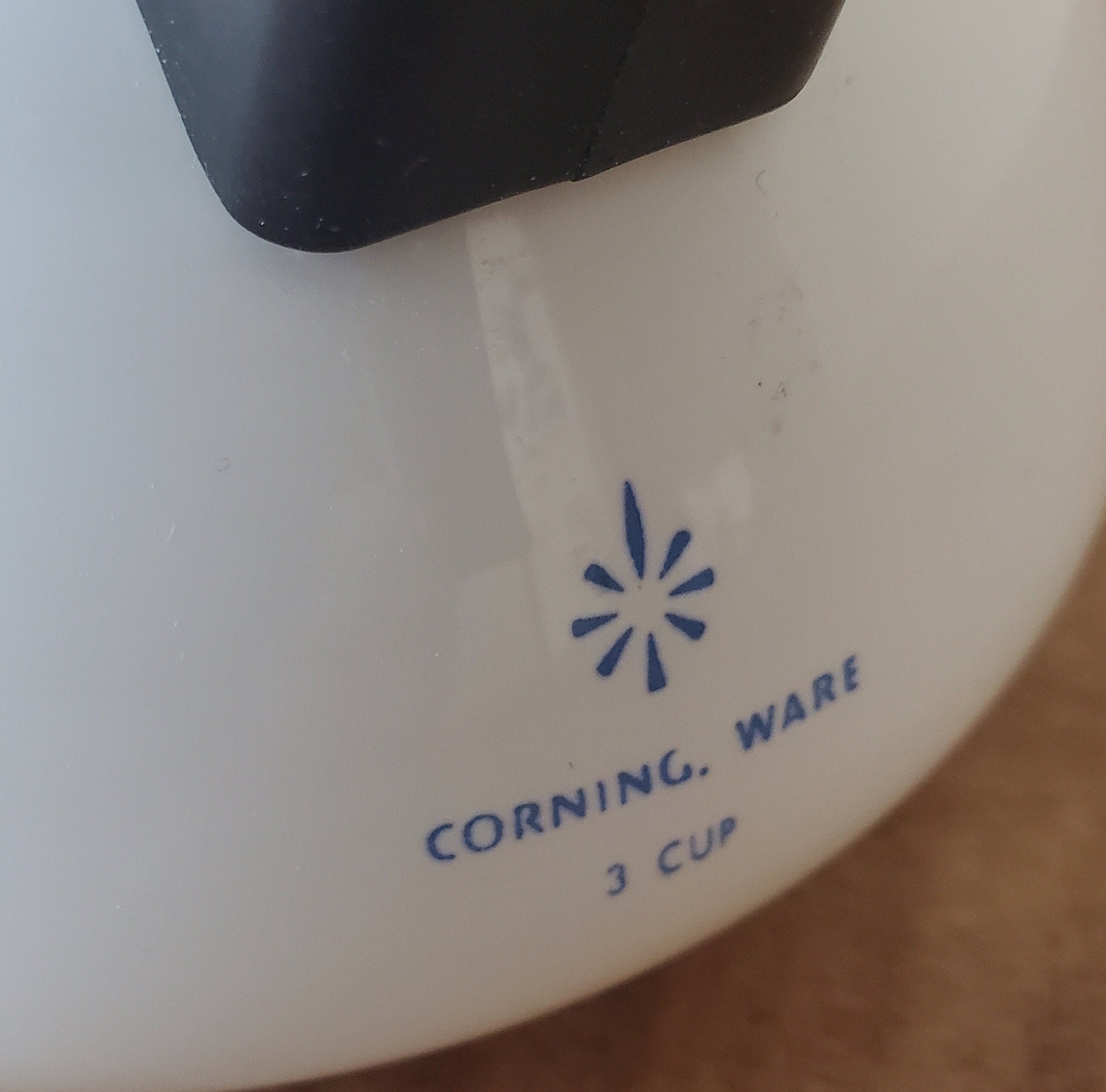 Vintage Corning Ware Rare 3 Cup Teapot Tea Kettle Blue