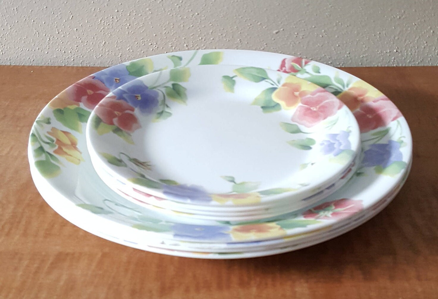 Vintage Corelle Summer Blush Dinnerware 21 Piece Set for 4 Etsy