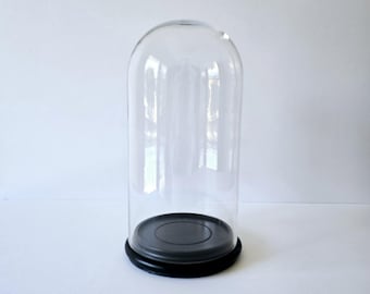 glass cloche 10" vintage display cloche  /details in description