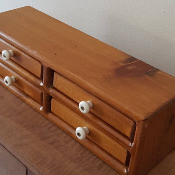 Small Wooden Chest Etsy