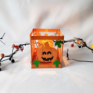 Vintage Pumpkin Votive Candle Holder