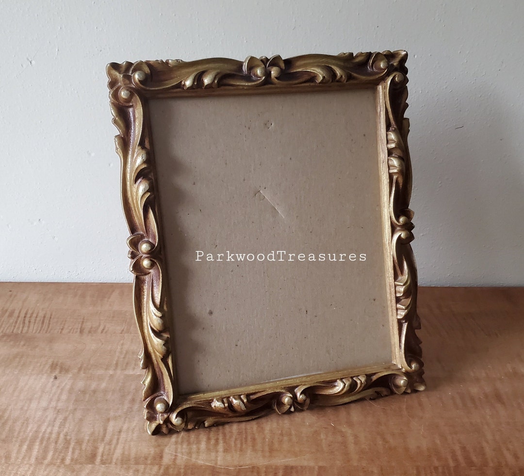 Vintage 8 X 10 Ornate Resin Frame Etsy