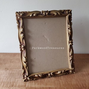 Scrolled Picture Frame, Ornate Picture Frame, Gold Picture Frame