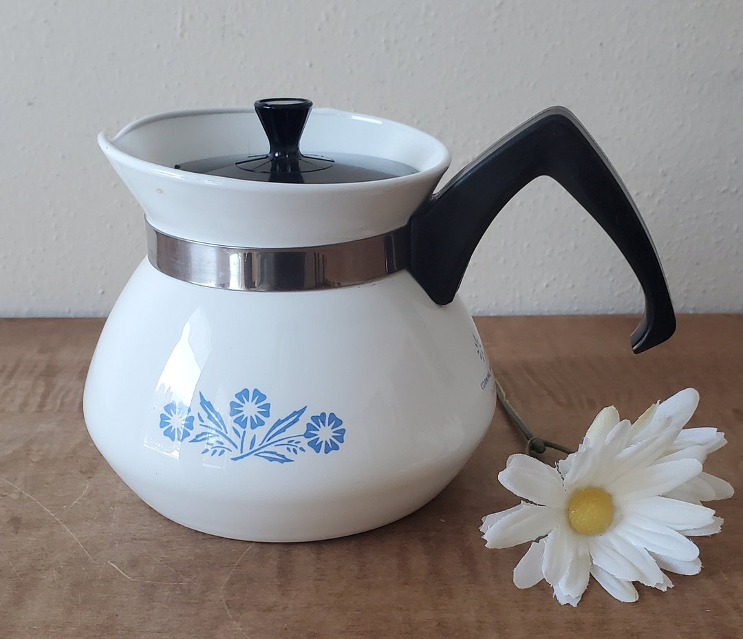 Vintage Corning Ware Teapot – Pinecone+Chickadee