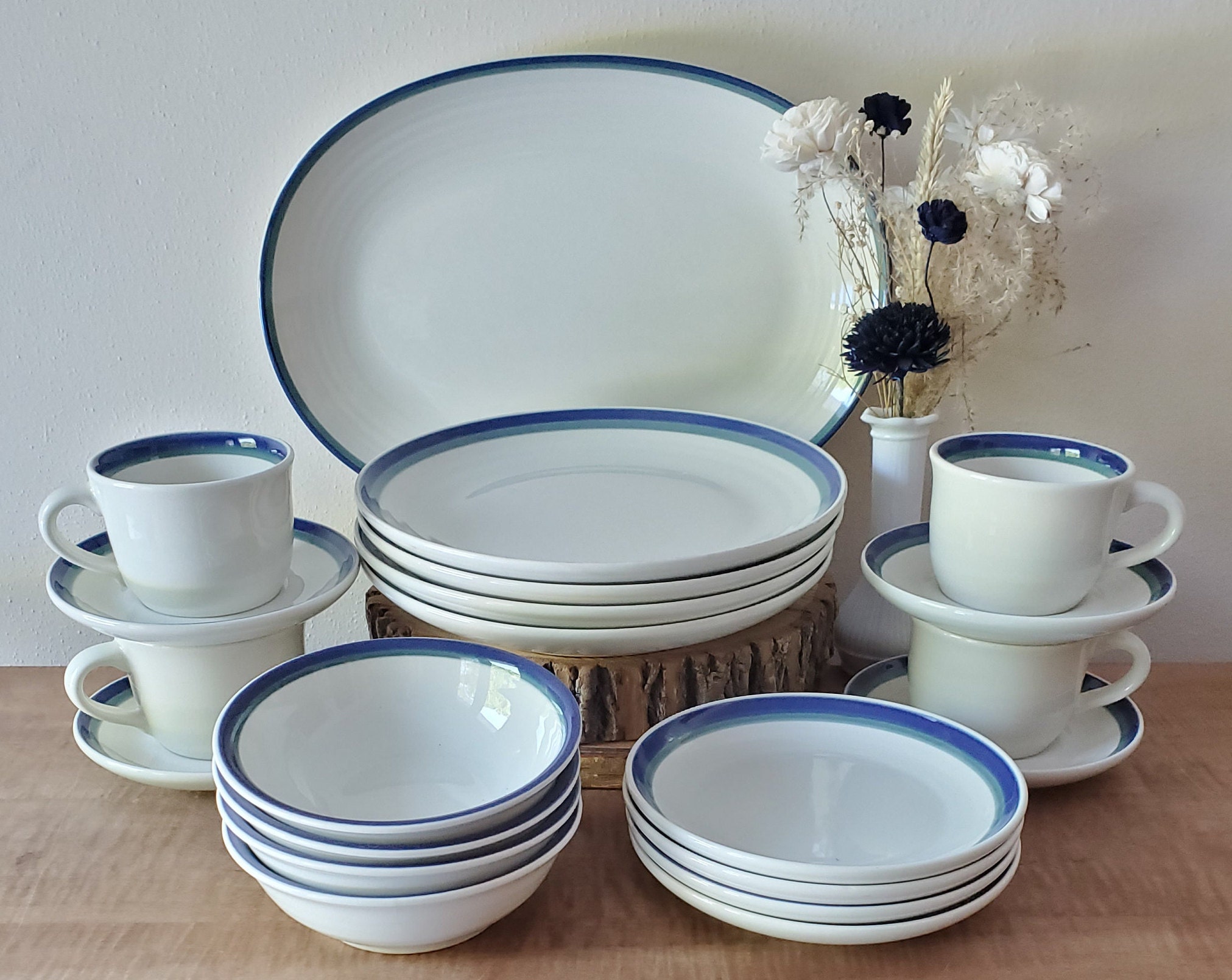 Vintage Pfaltzgraff Northwinds 21 Piece Set for Four - Etsy