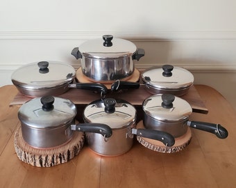 Vintage Revere Ware Copper Bottom Cookware Set - 13 Pieces for Sale in  Kent, WA - OfferUp