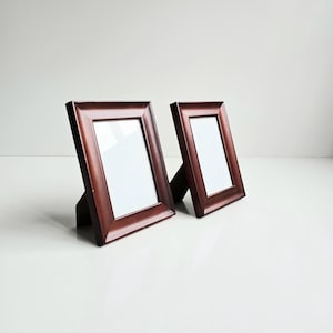 4&quot; x 6&quot; picture frames 2 vintage wood photo frames 4x6 photo frames