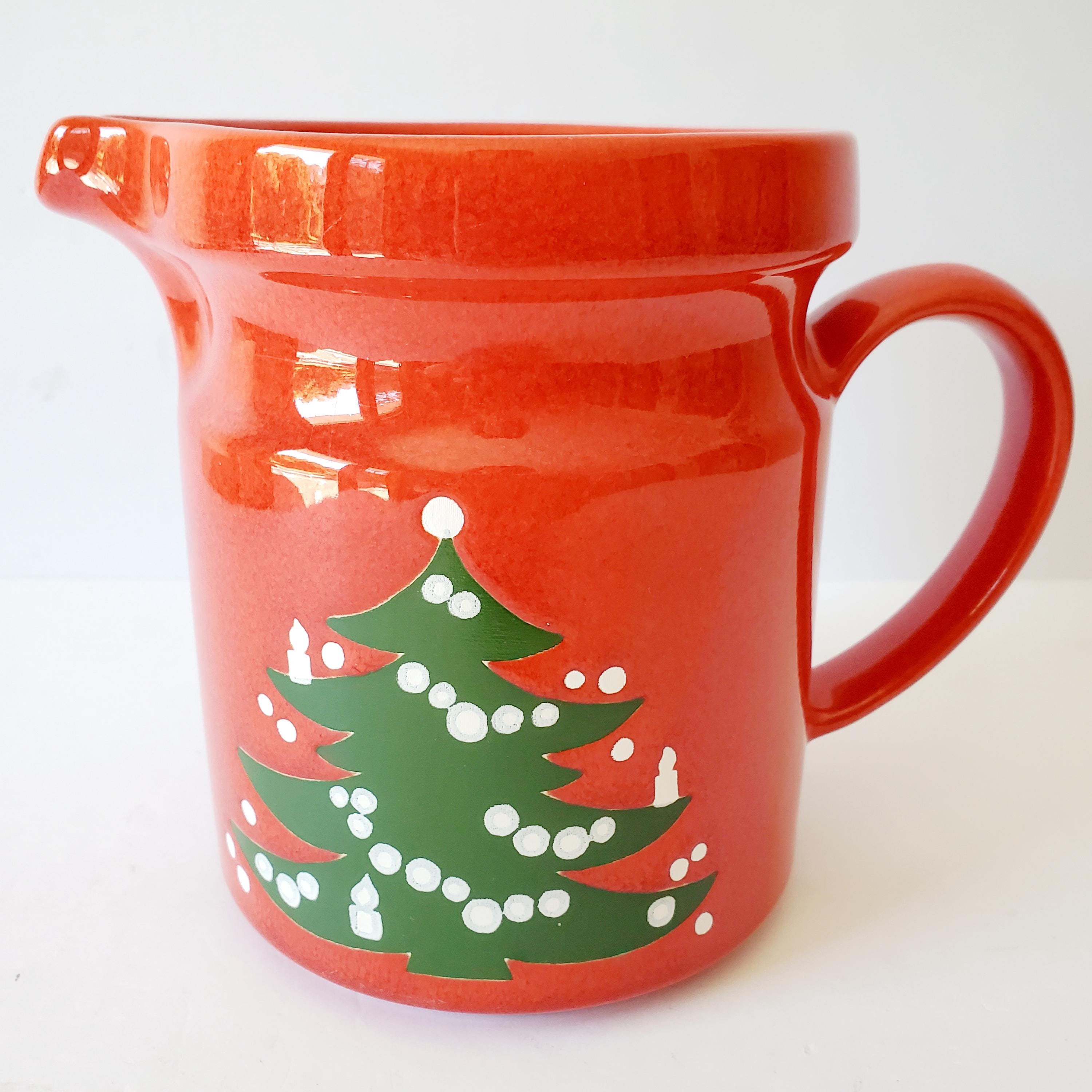 Waechtersbach Red Christmas Tree Vintage Serving Pieces: Choice - Etsy