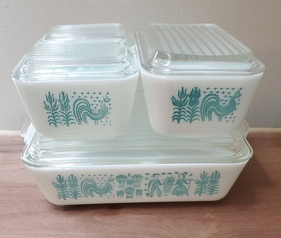 Pyrex butterprint deals complete set