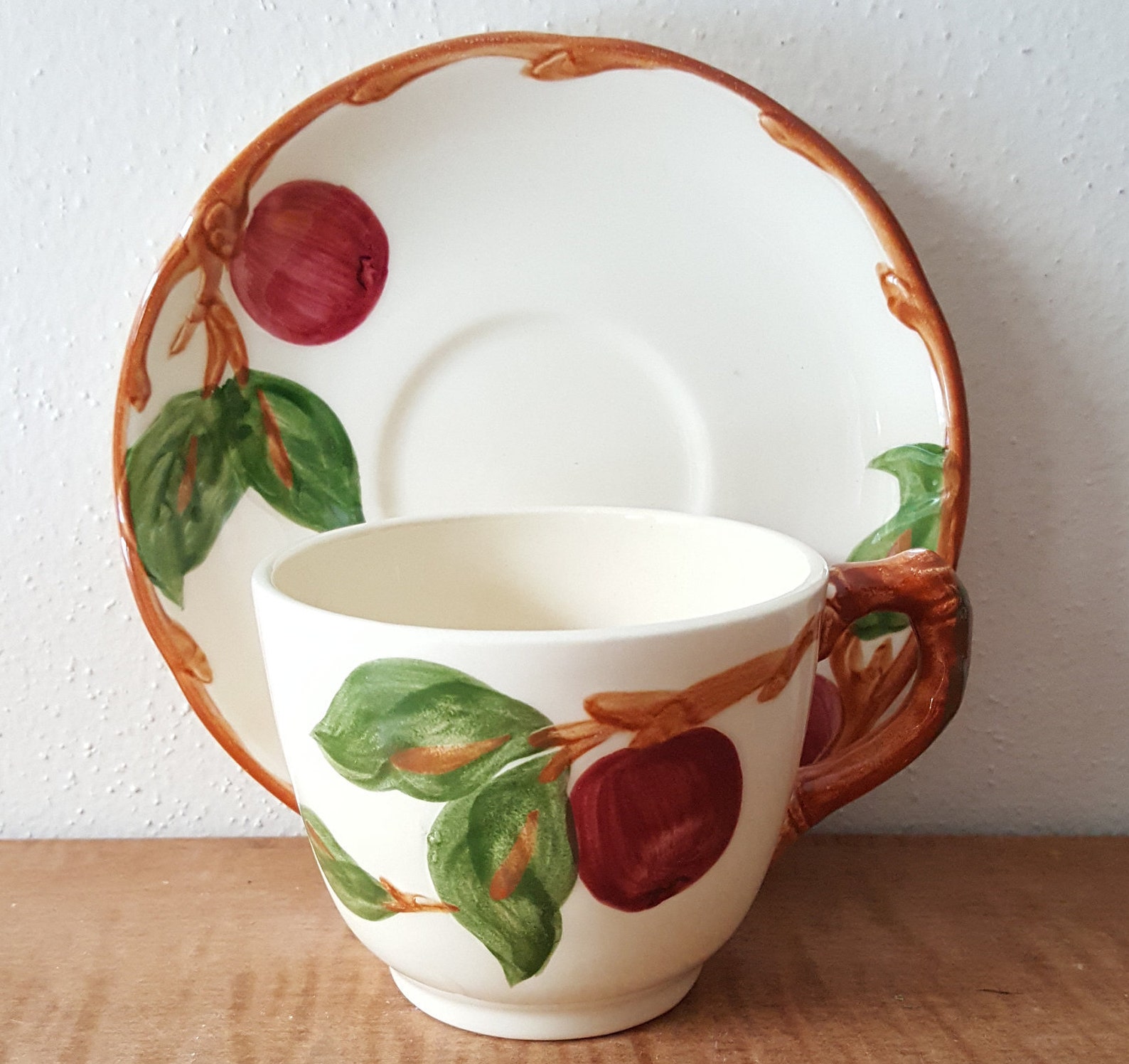 Vintage Franciscan Apple Dinnerware 29 Piece Set for 4 England Etsy