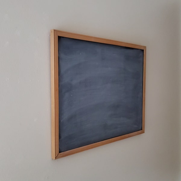 Vintage 24" x 18" chalkboard, School Room Chalkboard