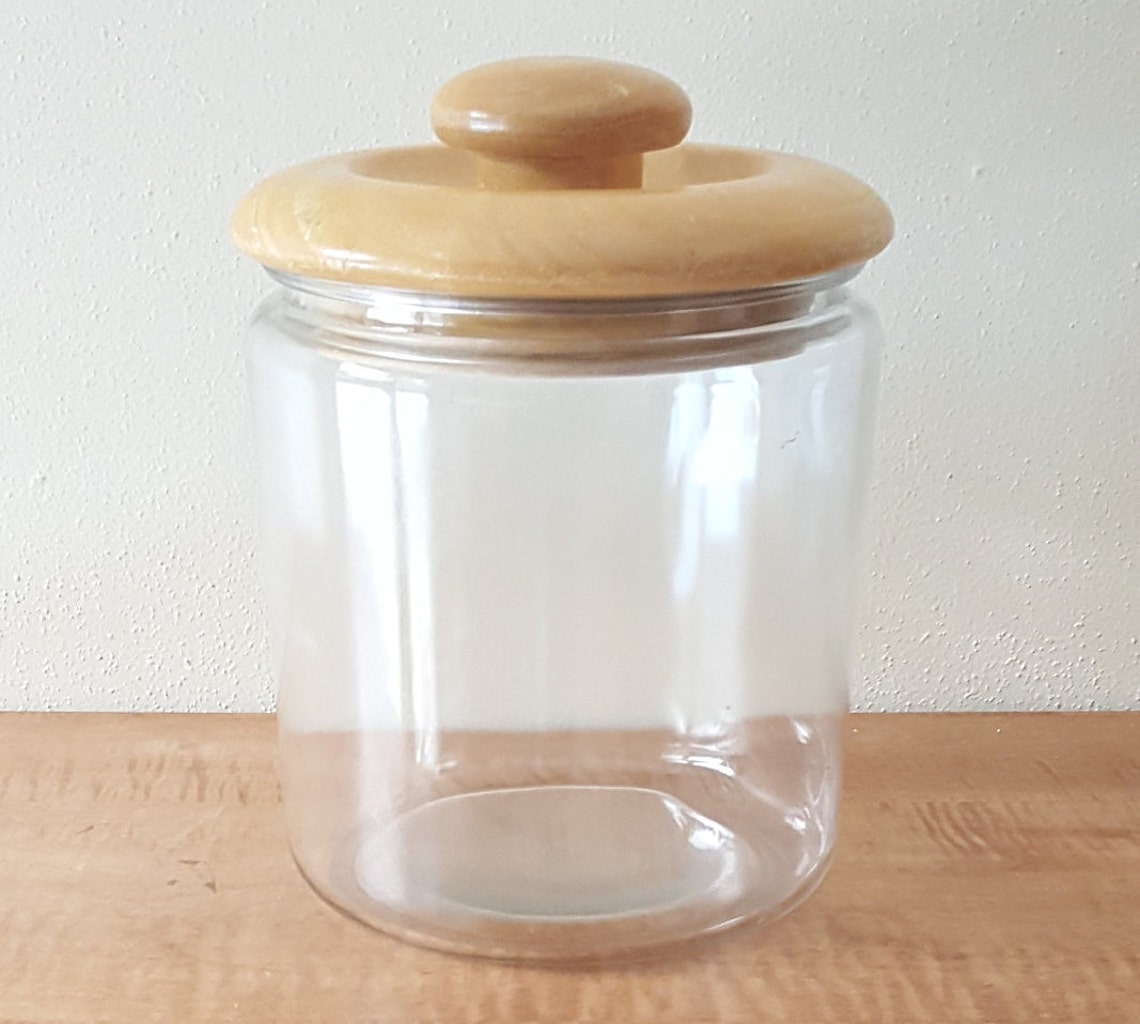 Vintage Glass Canister Jar Gallon Storage Jar Gallon Jar Etsy