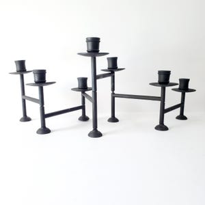 articulating candelabra 7 candle vintage movable candlestick holder table centerpiece