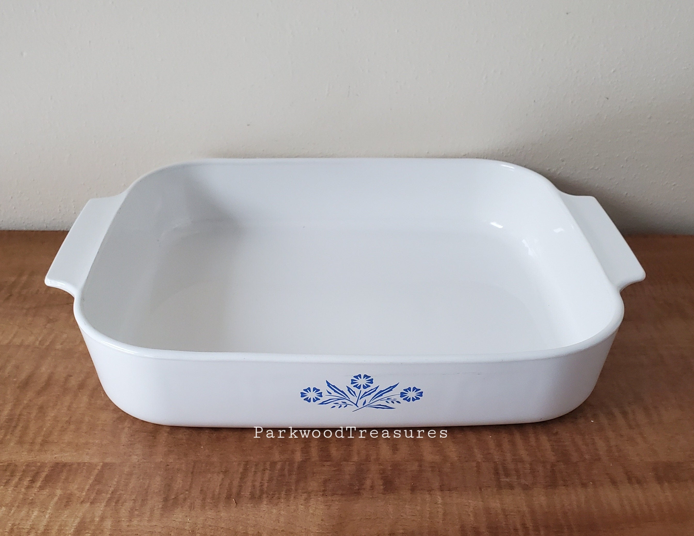 Vintage Corning Ware Blue Cornflower A-21-B Pan Casserole Dish