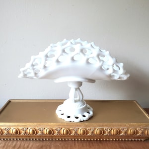 Westmoreland  Doric Lace centerpiece bowl vintage milk glass banana bowl