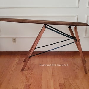 ANTIQUE VINTAGE WOODEN IRONING BOARD ♡ 47 LONG
