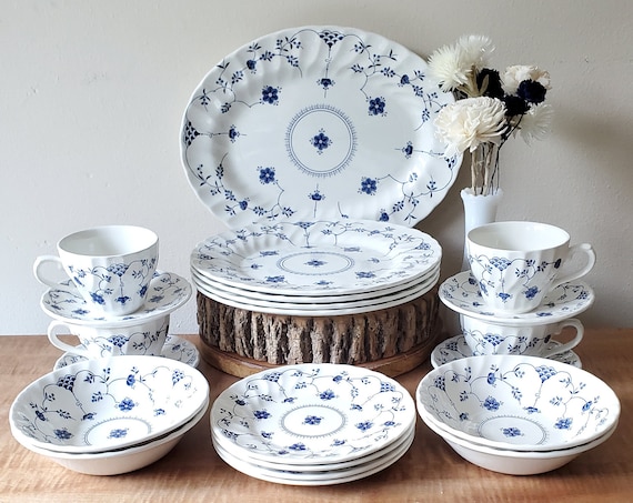 Vintage Finlandia Churchill Staffordshire Inglaterra Conjunto de