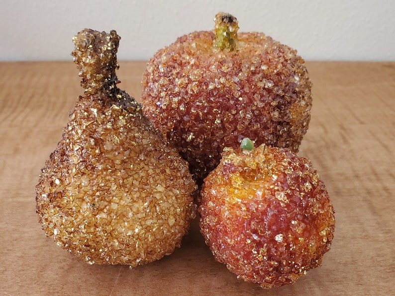 Vintage Sugar Beaded Fruit/ Ornaments Etsy