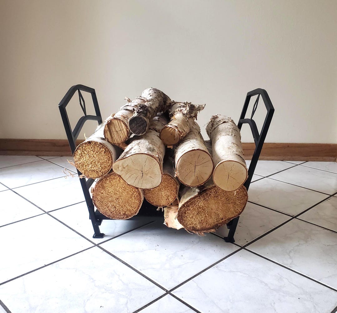 Vintage Firewood and Kindling Metal Log Rack /details in Description - Etsy