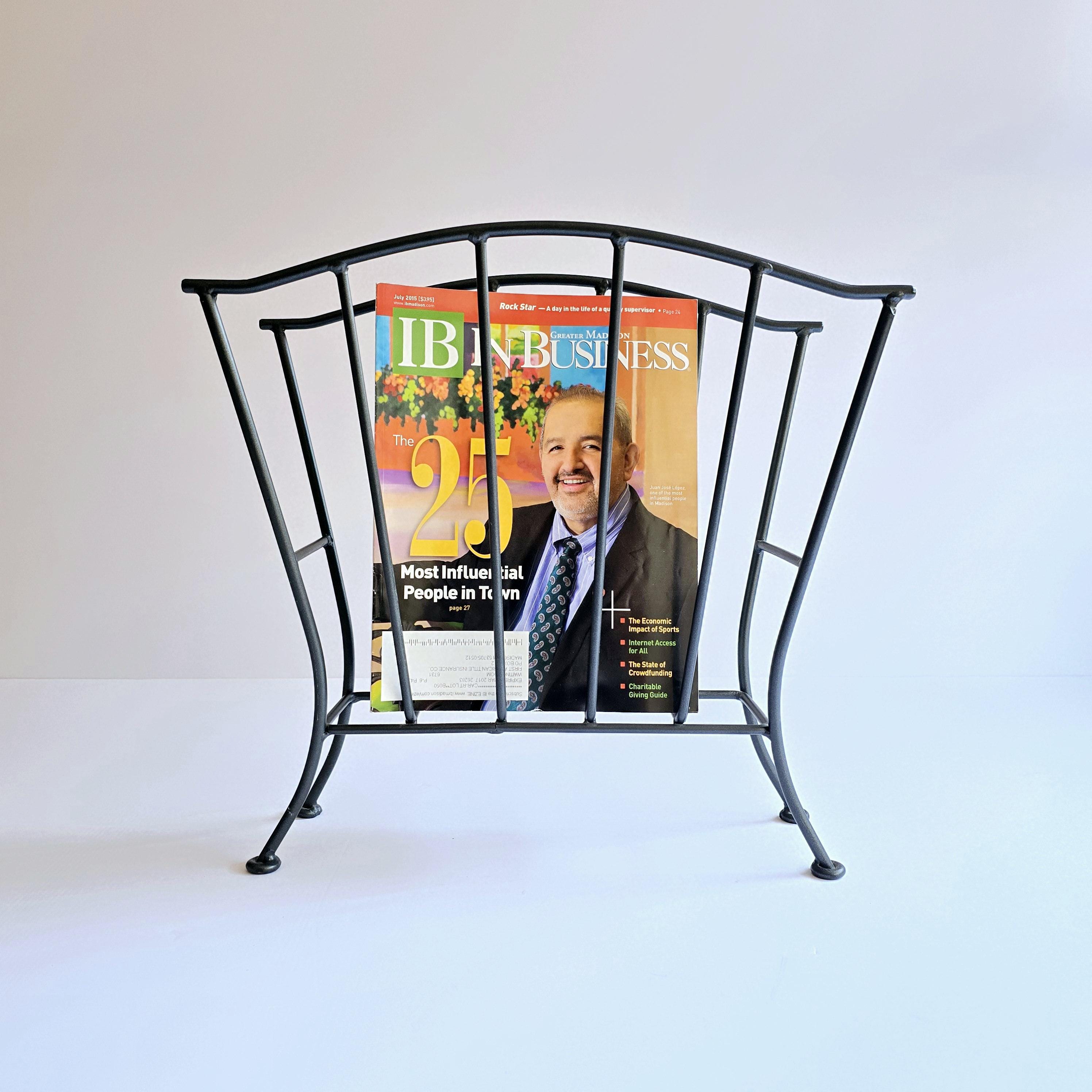 Vintage Magazine Rack - Etsy