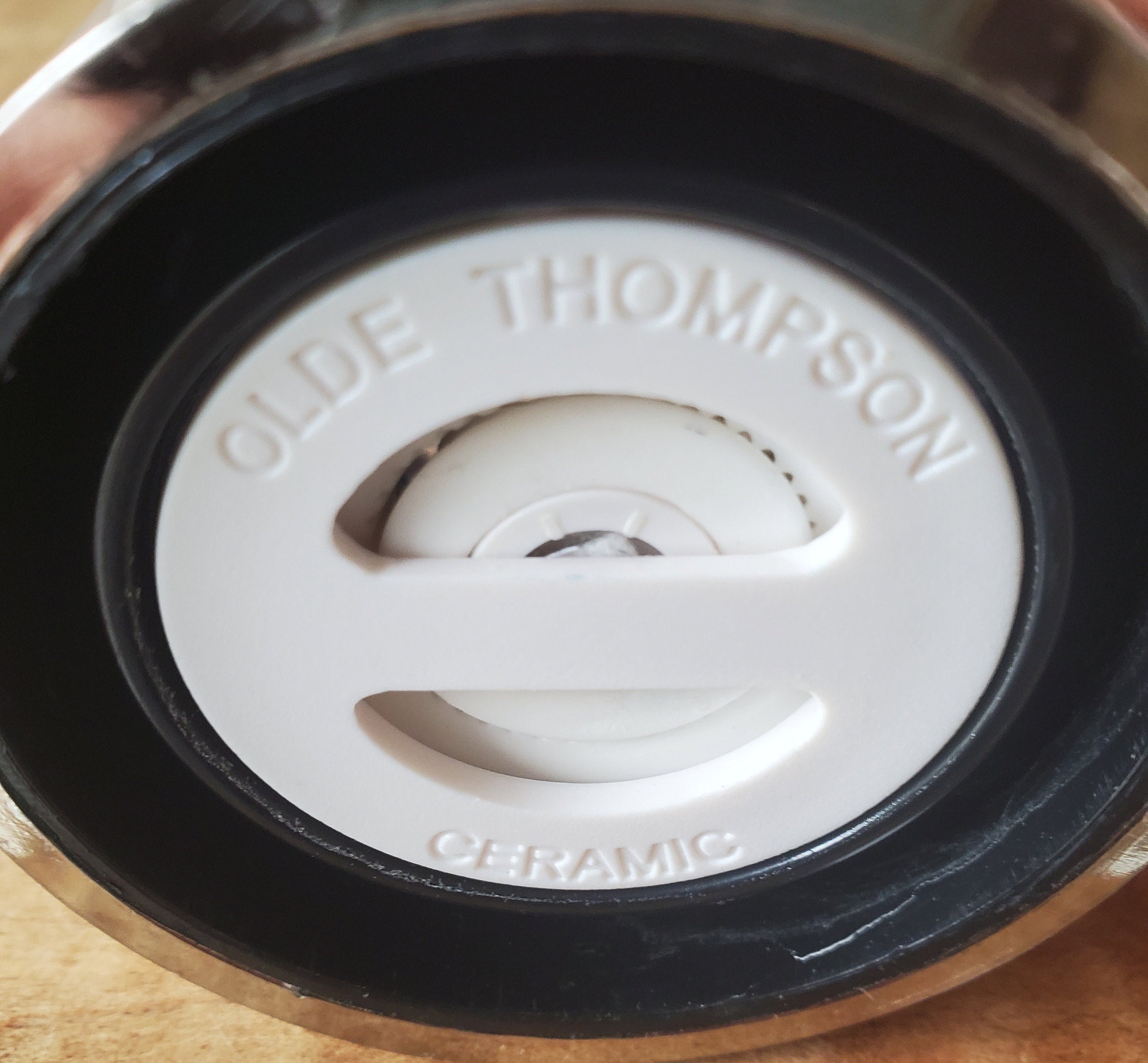 Vintage Lucite Olde Thompson Salt and Pepper Grinder Set Etsy