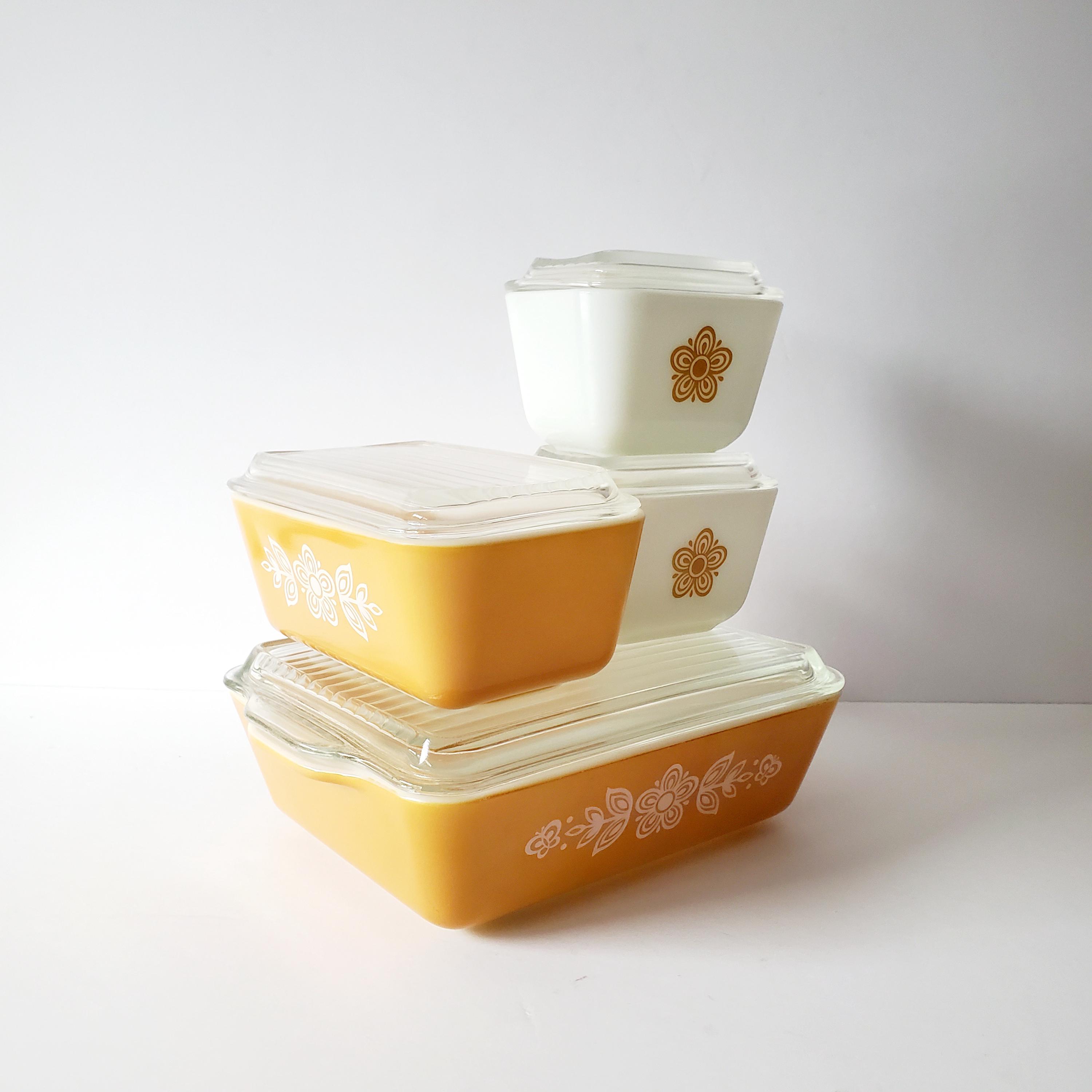 保存容器・ケース (138) Old Pyrex Refrigerator Dish 3Set 保存容器・ケース (138) Old Pyrex Refrigerator Dish 3Set 138