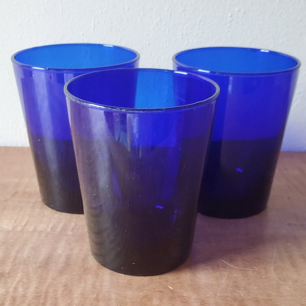 Blue and Old Fashioned Glasses Etsy