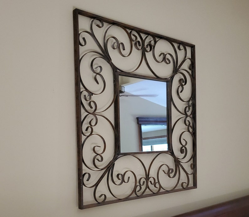 Vintage Large Metal Wall Art Scroll Metal Sculpture with Etsy