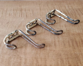 Vintage Wire Hooks, Renovation Salvage