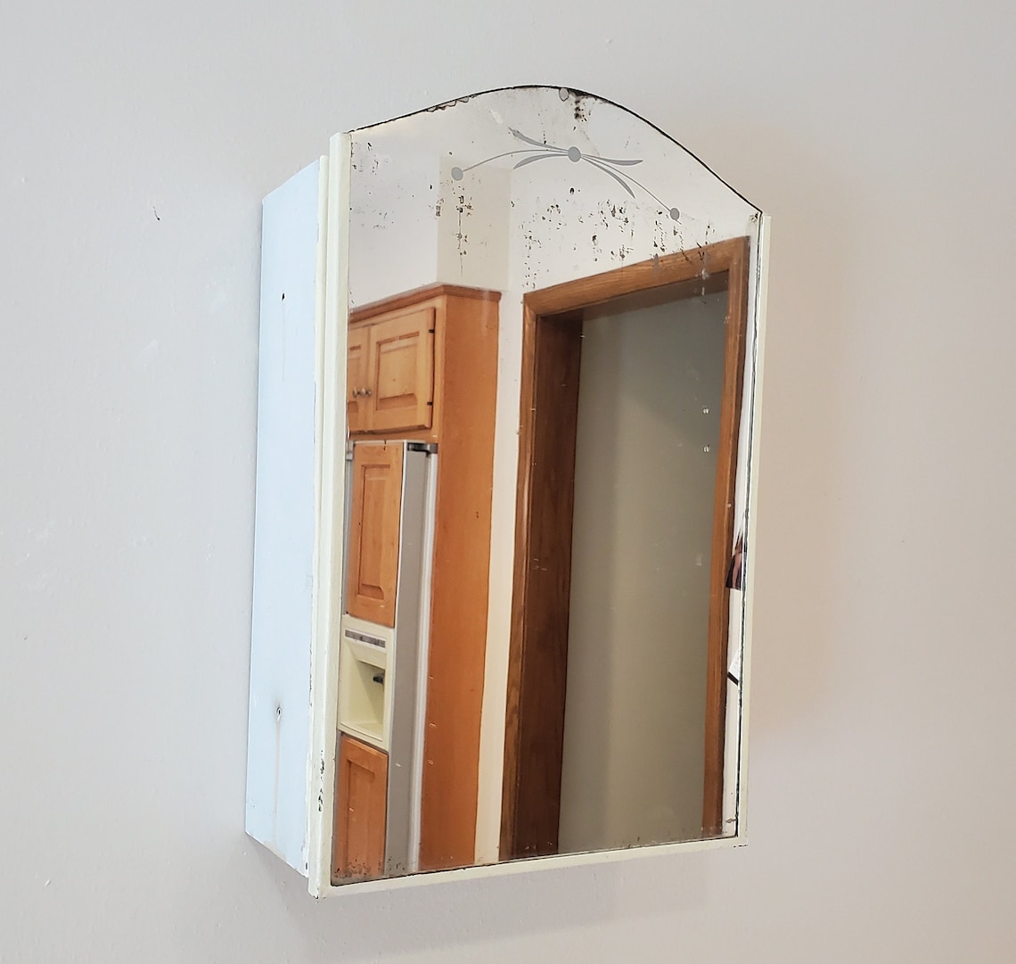 Vintage Medicine Cabinet Mirror Cabinet Bathroom Cabinet - Etsy
