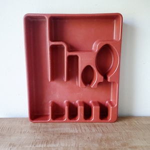 Vintage Rubbermaid Silverware Utensil Tray