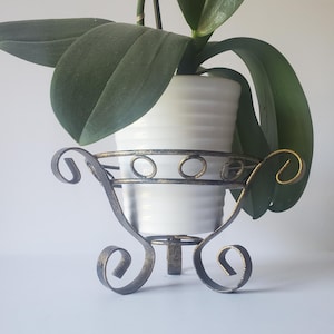metal plant stand vintage ornate flower pot stand