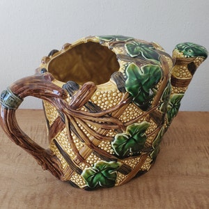 Vintage Watering Can, Ceramic Watering Can, Japan Haldon Group Pottery