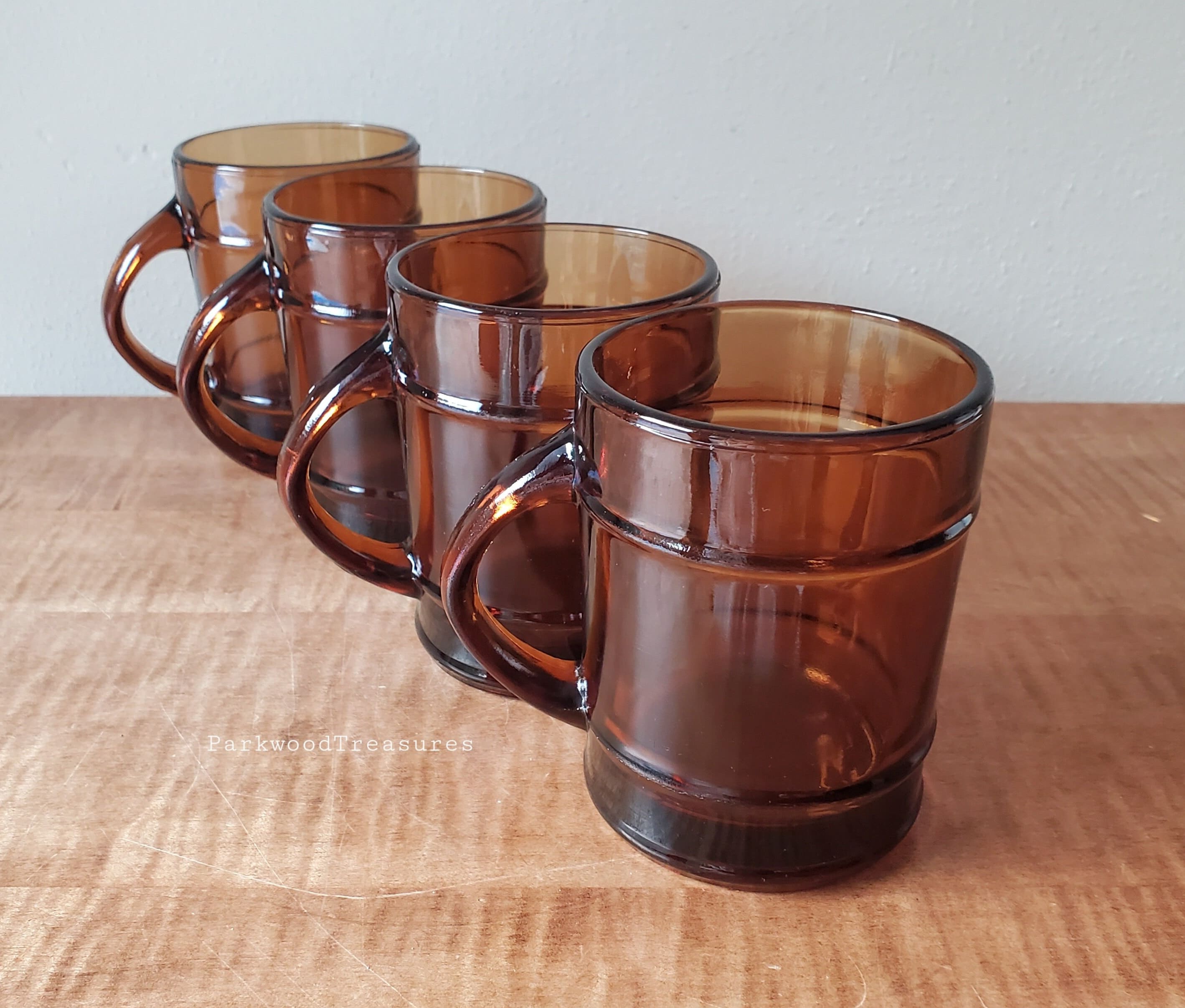 Handblown Amber Glass Mug – Mirador Glass